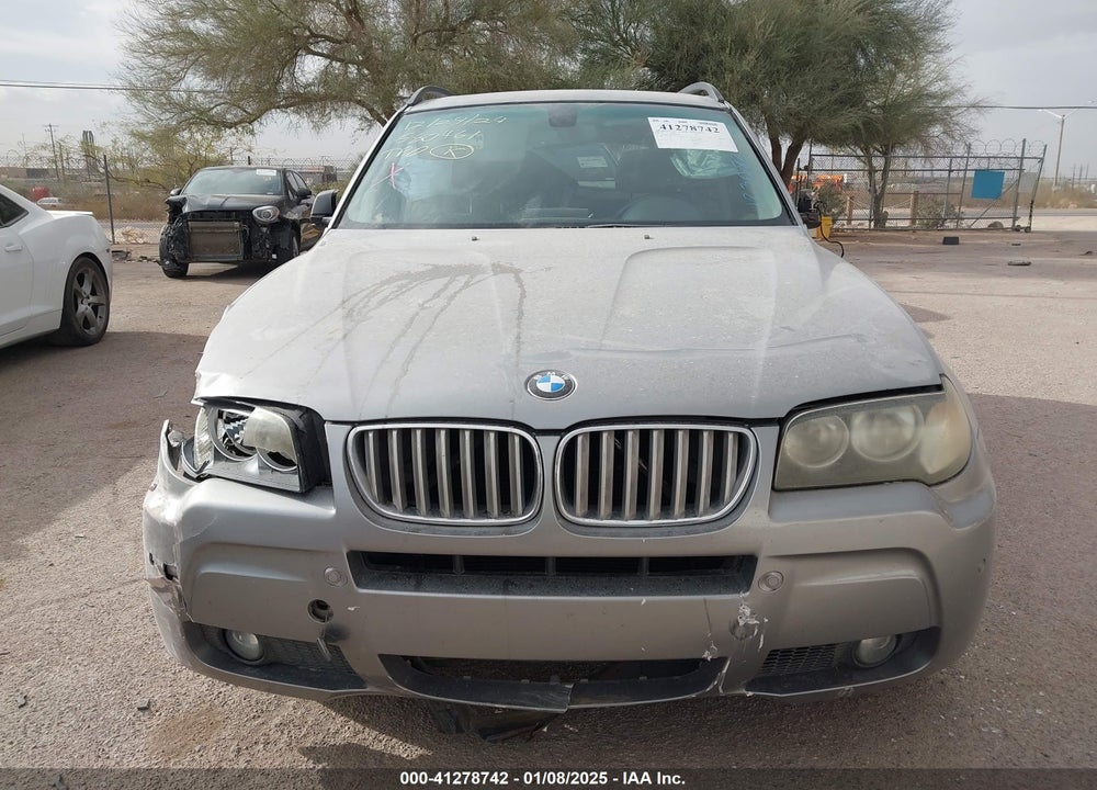 2008 BMW X3 3.0SI VIN: WBXPC934X8WJ23082