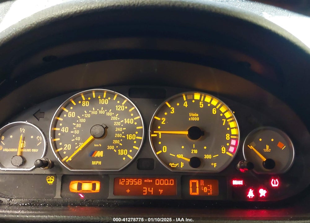 2002 BMW M3 VIN: WBSBR93452PK00411