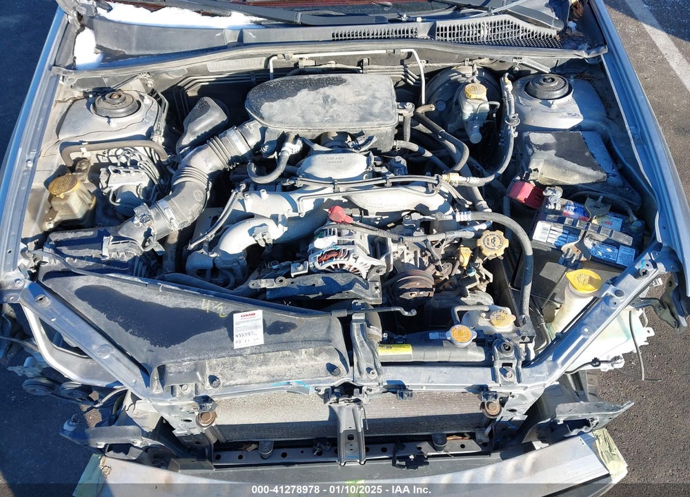 2008 SUBARU LEGACY VIN: 4S3BL626887202544