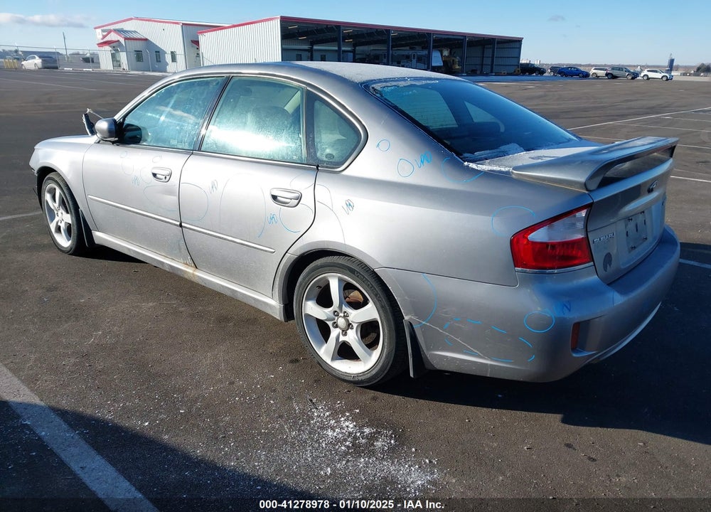2008 SUBARU LEGACY VIN: 4S3BL626887202544