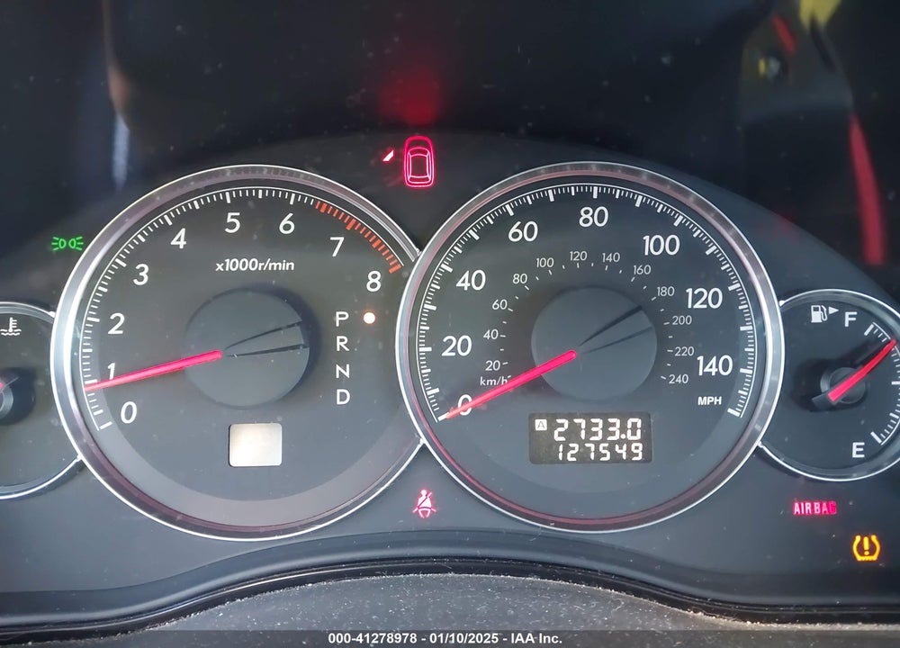 2008 SUBARU LEGACY VIN: 4S3BL626887202544