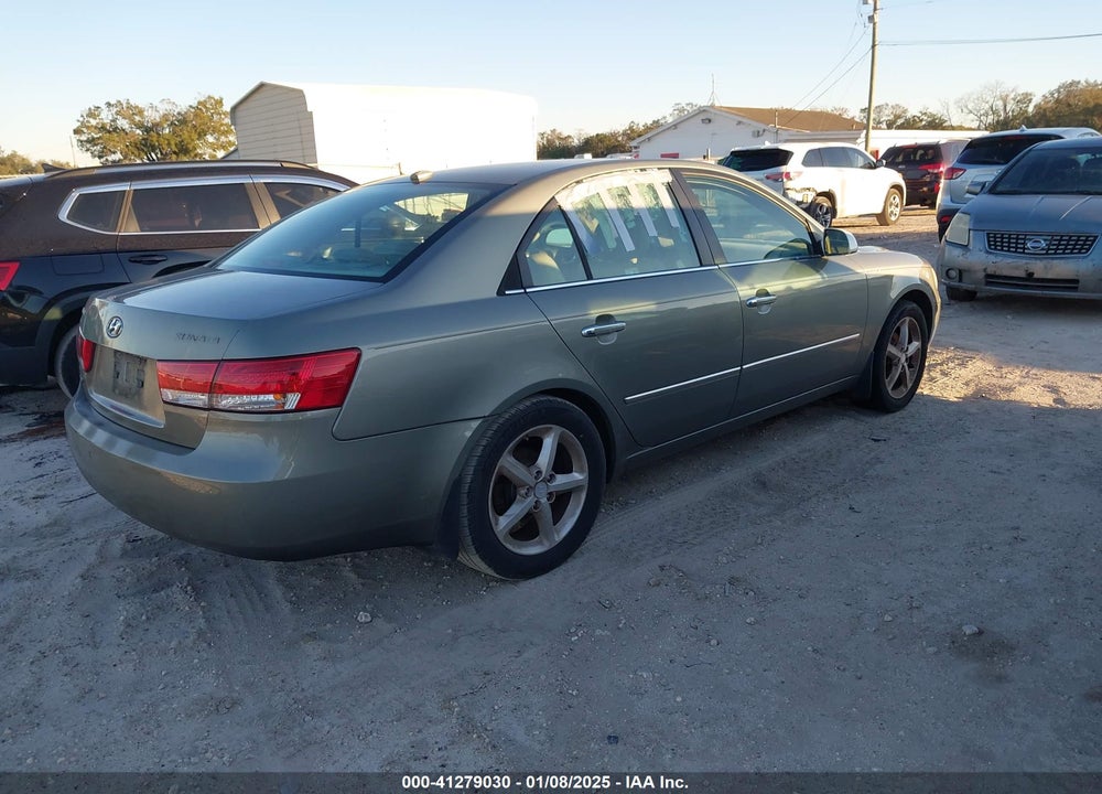 2008 HYUNDAI SONATA LIMITED/SE VIN: 5NPEU46C18H362498