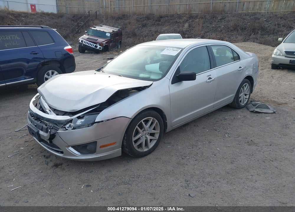 2012 FORD FUSION VIN: 3FAHP0JA8CR345700