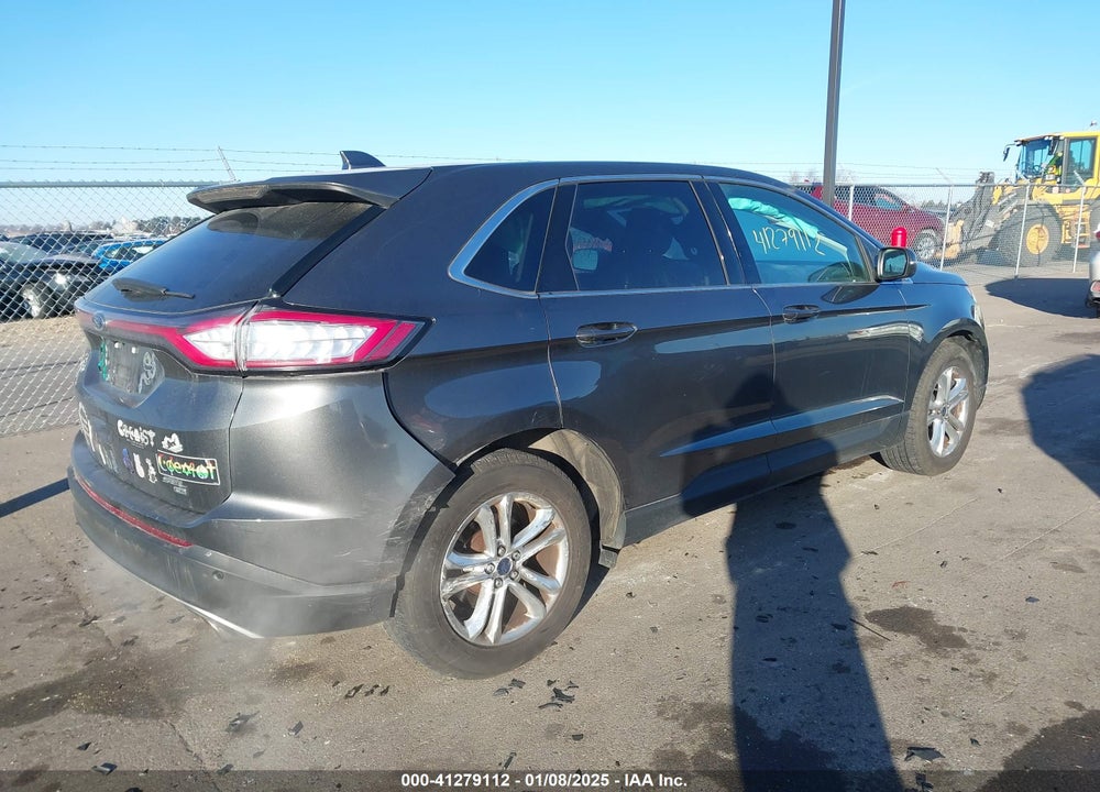 2015 FORD EDGE SEL VIN: 2FMTK4J85FBC27450