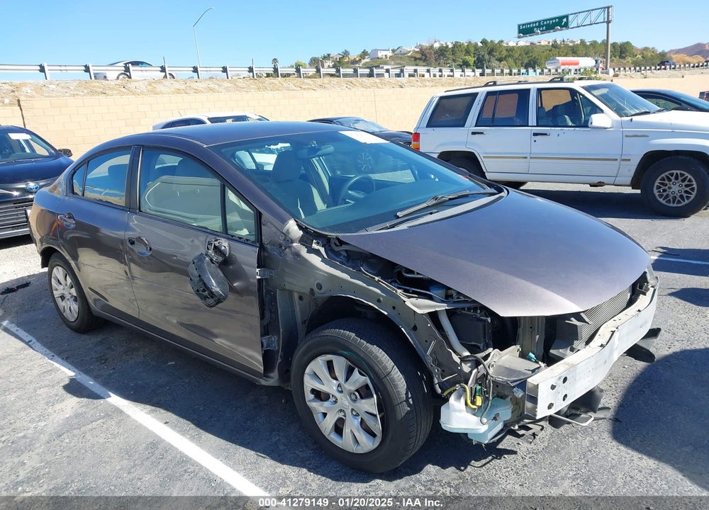 2012 HONDA CIVIC SDN LX VIN: 19XFB2F53CE311775