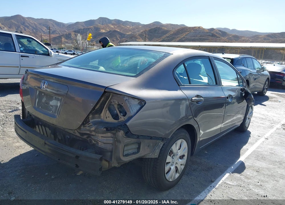 2012 HONDA CIVIC SDN LX VIN: 19XFB2F53CE311775