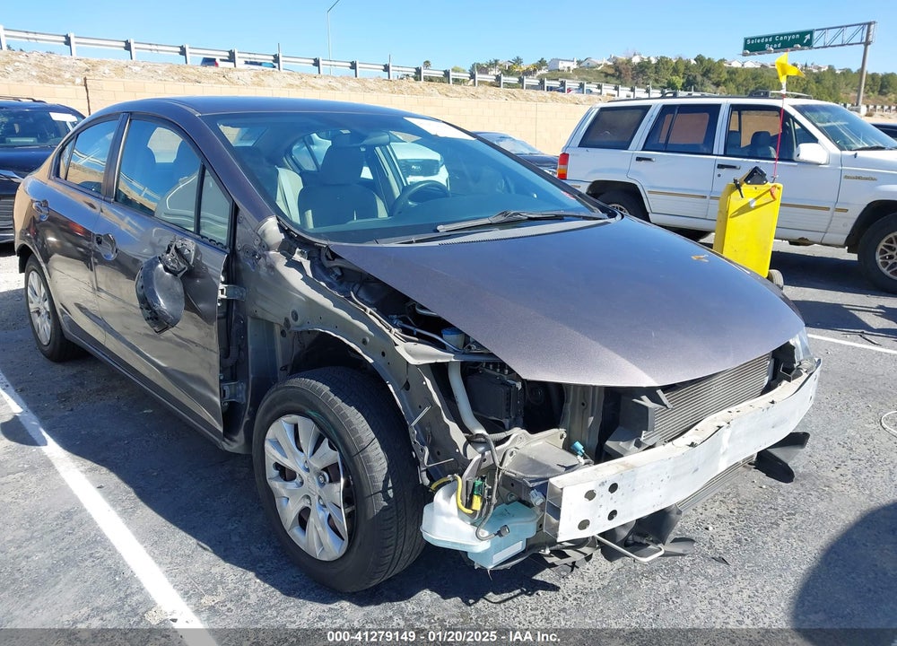 2012 HONDA CIVIC SDN LX VIN: 19XFB2F53CE311775