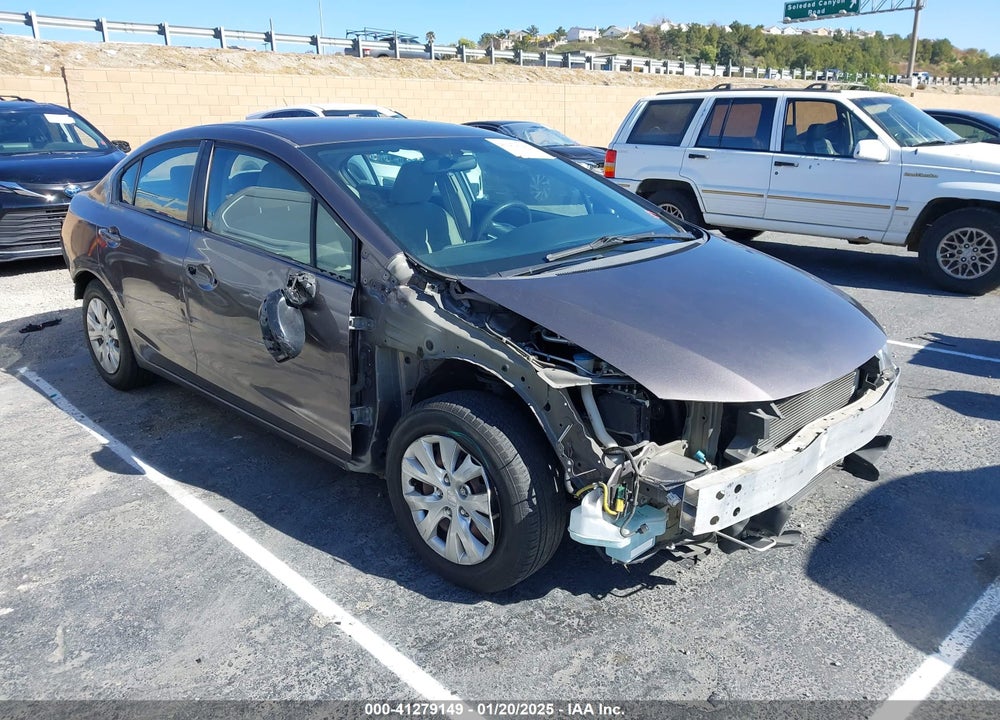 2012 HONDA CIVIC SDN LX VIN: 19XFB2F53CE311775