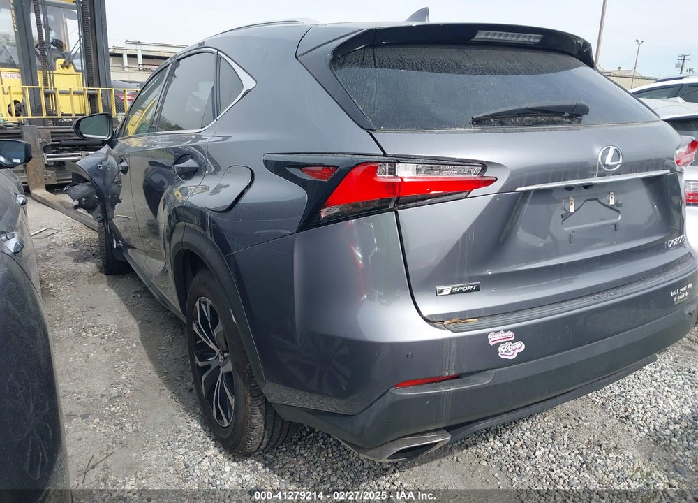 2017 LEXUS NX 200T F SPORT VIN: JTJYARBZ8H2064106