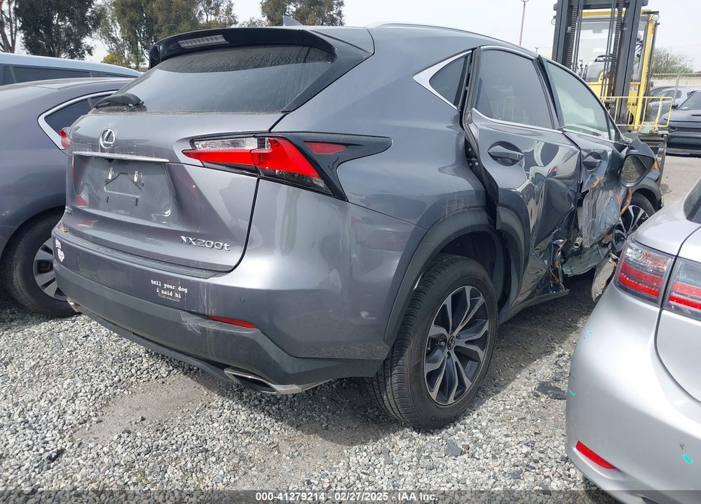 2017 LEXUS NX 200T F SPORT VIN: JTJYARBZ8H2064106