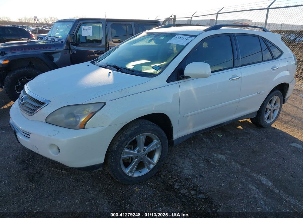 2008 LEXUS RX 400H VIN: JTJGW31U082006099