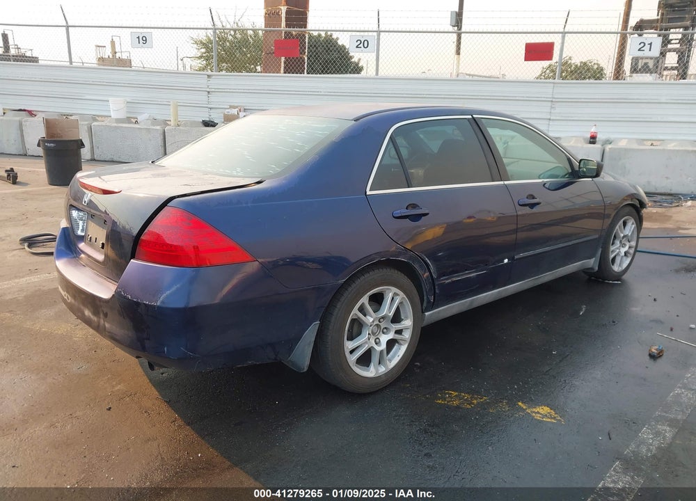 2007 HONDA ACCORD VIN: 1HGCM56497A186216