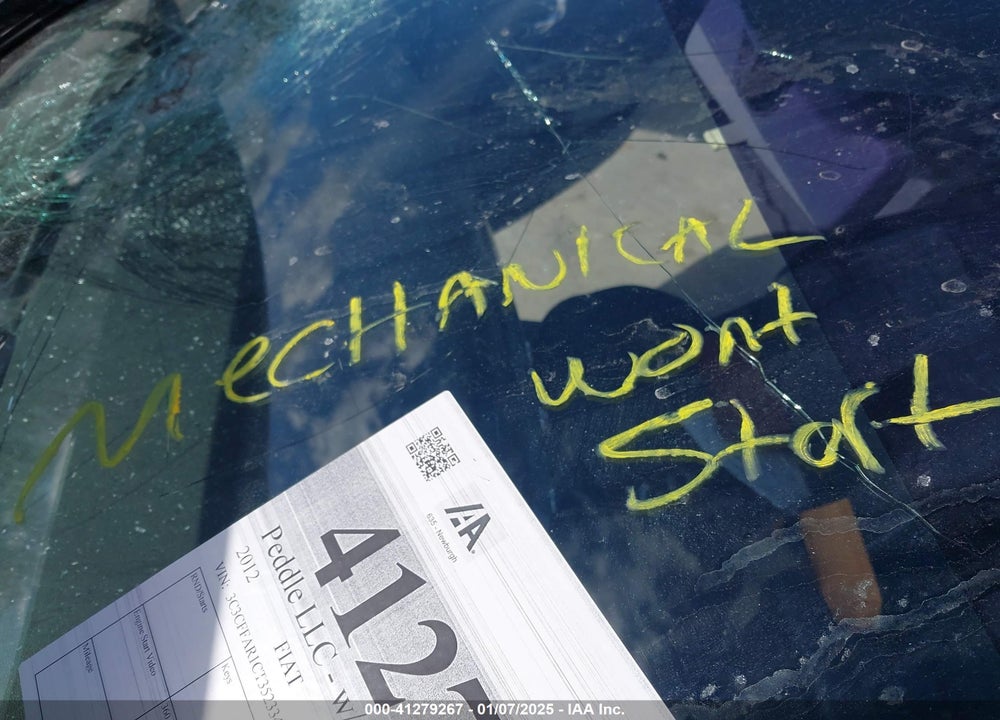 2012 FIAT 500 VIN: 3C3CFFAR1CT352334
