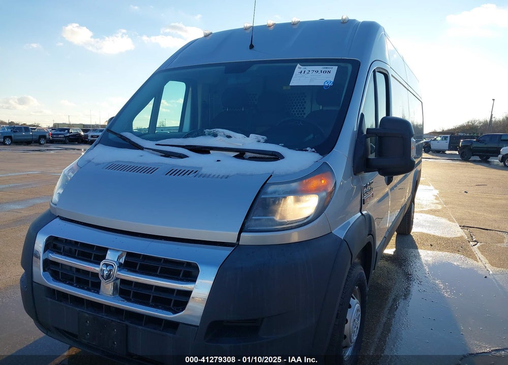 2016 RAM PROMASTER 3500 HIGH ROOF VIN: 3C6URVJD9GE103254