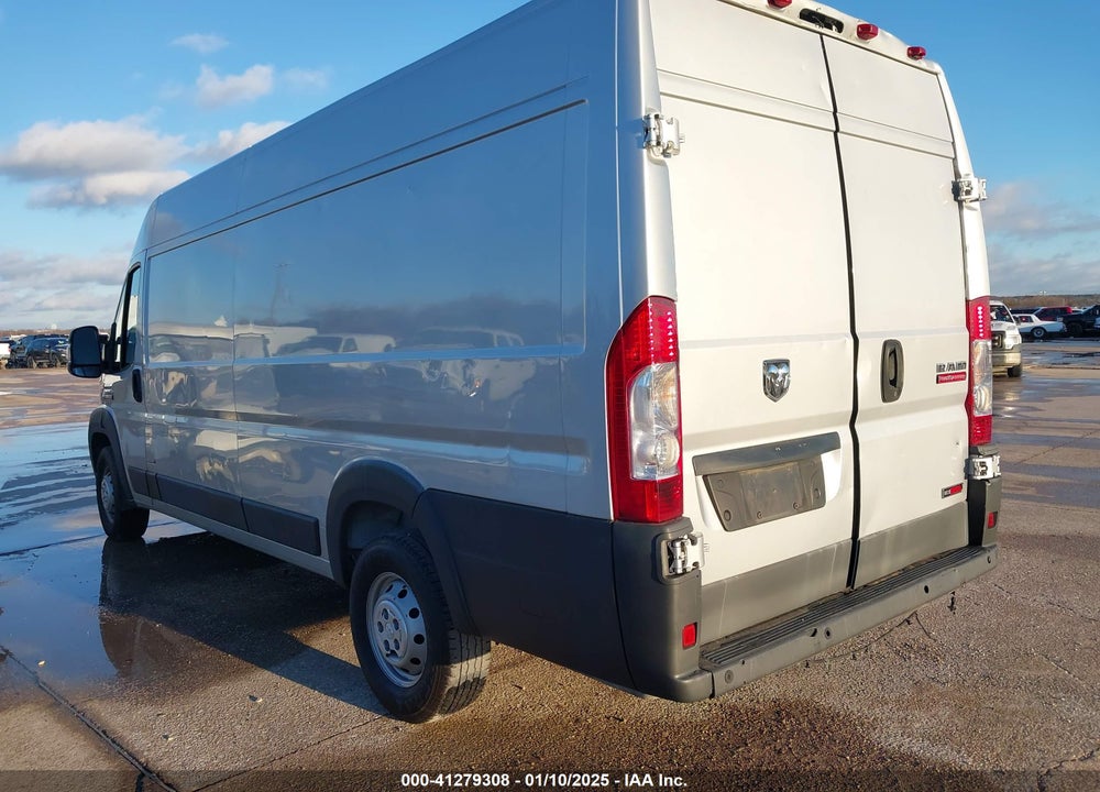 2016 RAM PROMASTER 3500 HIGH ROOF VIN: 3C6URVJD9GE103254
