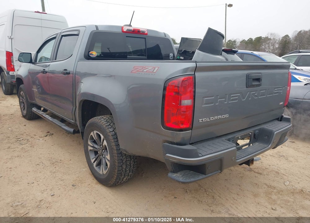 2021 CHEVROLET COLORADO 4WD SHORT BOX Z71 VIN: 1GCGTDEN2M1227210