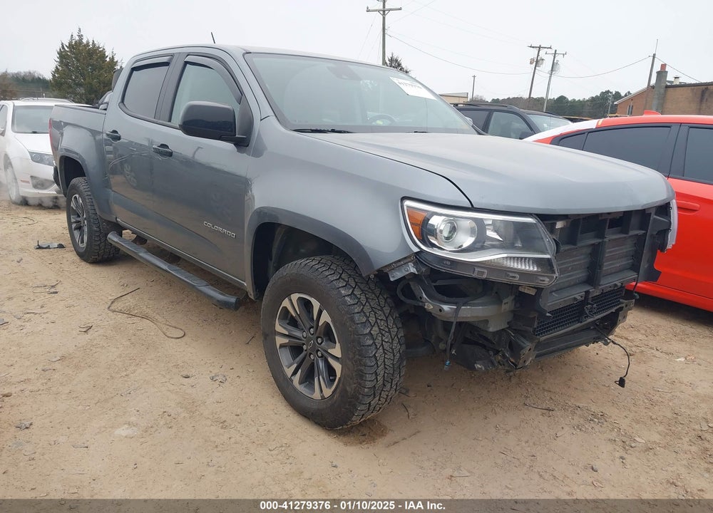 2021 CHEVROLET COLORADO 4WD SHORT BOX Z71 VIN: 1GCGTDEN2M1227210