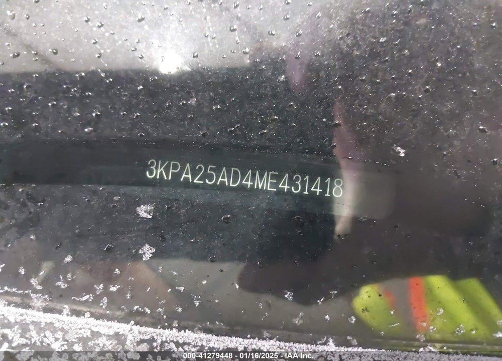 2021 KIA RIO VIN: 3KPA25AD4ME431418