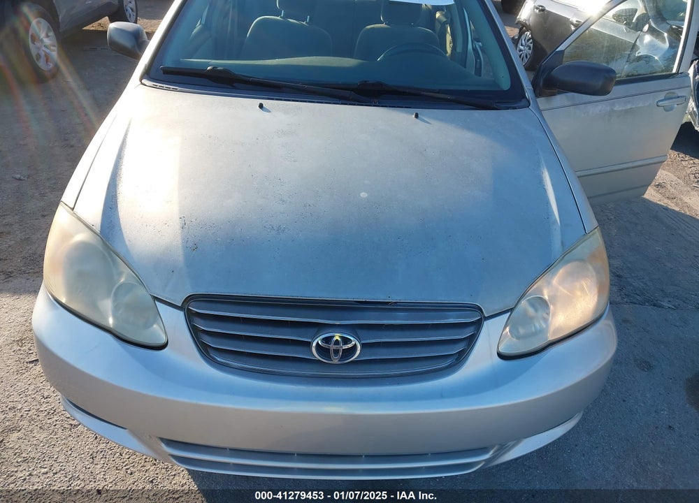 2003 TOYOTA COROLLA CE VIN: JTDBR32E430026162
