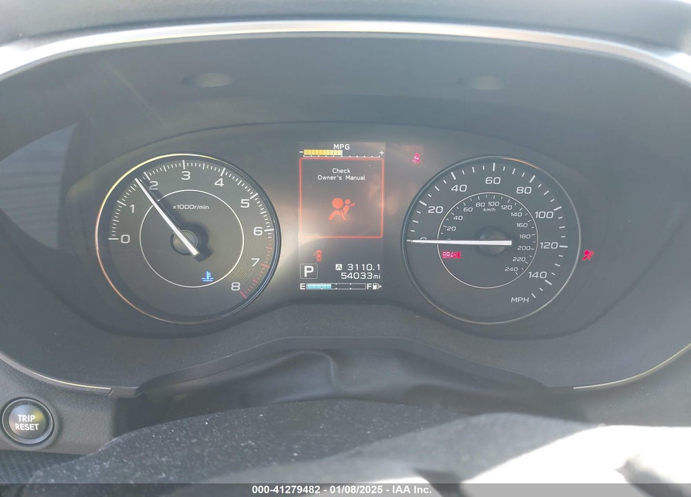 2019 SUBARU IMPREZA VIN: 4S3GTAD67K3739877
