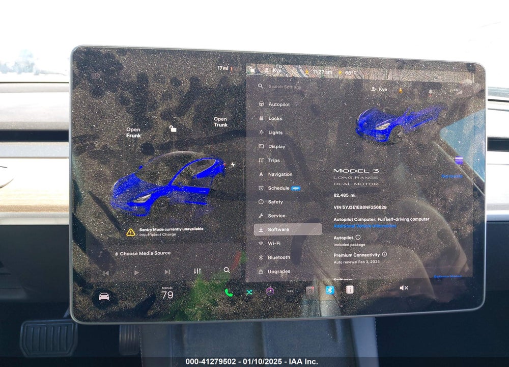 2022 TESLA MODEL 3 VIN: 5YJ3E1EB8NF256829