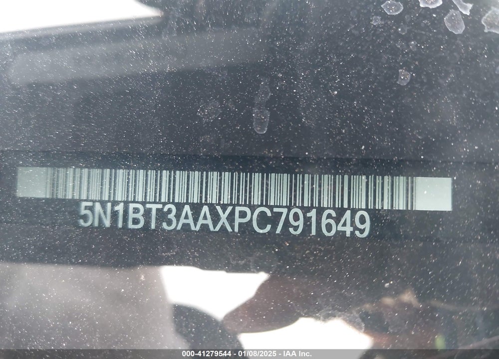 2023 NISSAN ROGUE S FWD VIN: 5N1BT3AAXPC791649