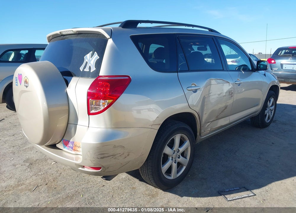 2008 TOYOTA RAV4 LIMITED VIN: JTMZD31V786065265