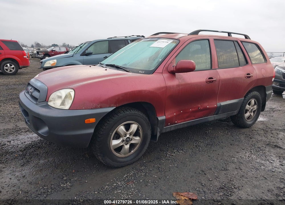 2005 HYUNDAI SANTA FE GLS/LX VIN: KM8SC13E45U967879