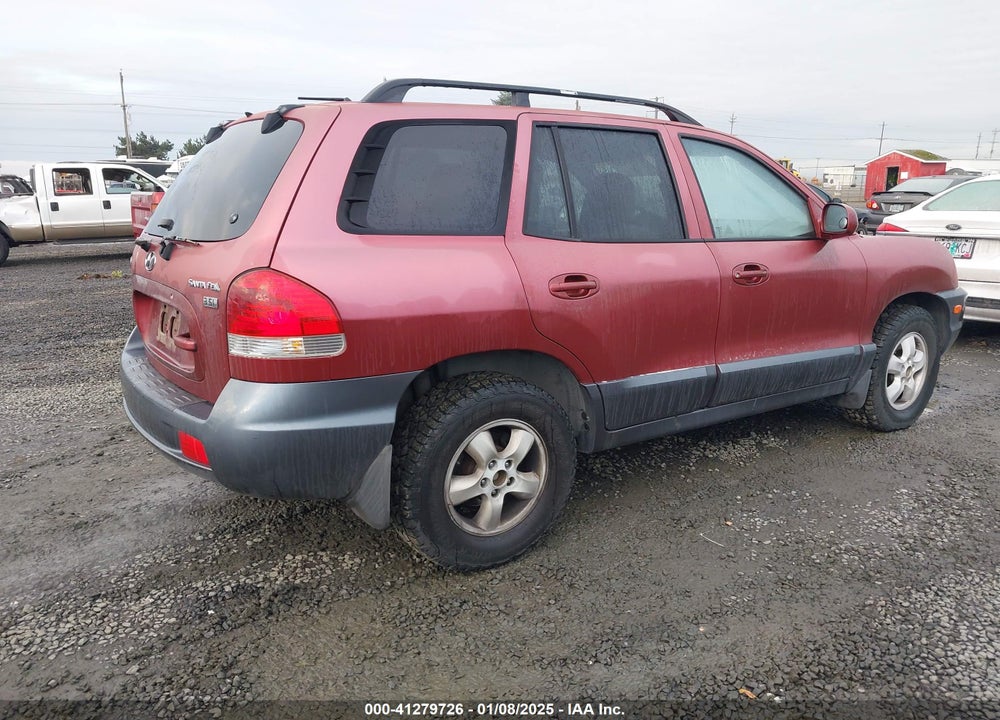 2005 HYUNDAI SANTA FE GLS/LX VIN: KM8SC13E45U967879