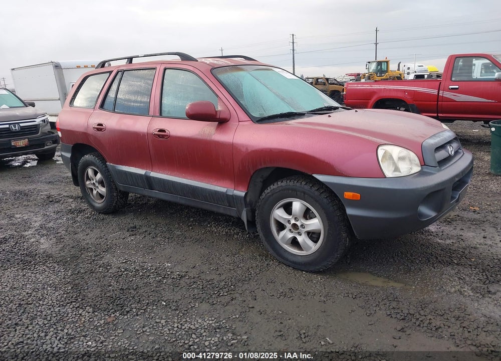 2005 HYUNDAI SANTA FE GLS/LX VIN: KM8SC13E45U967879