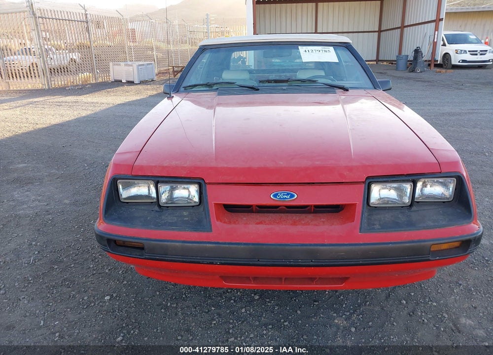 1986 FORD MUSTANG LX/GT VIN: 1FABP2737GF189808