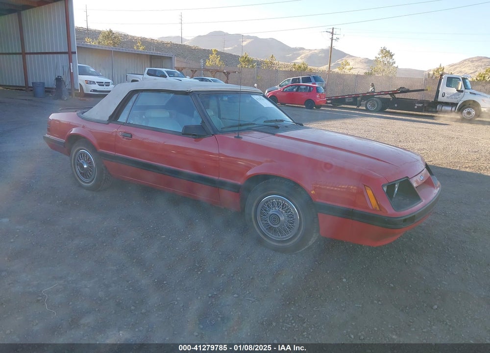 1986 FORD MUSTANG LX/GT VIN: 1FABP2737GF189808