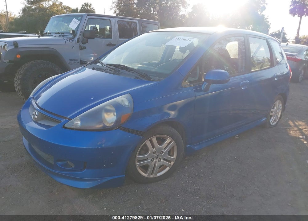 2007 HONDA FIT SPORT VIN: JHMGD38677S055653