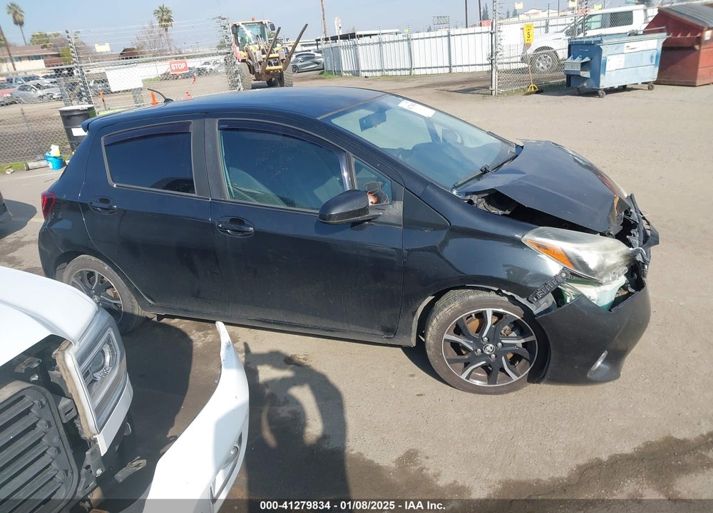2015 TOYOTA YARIS SE VIN: VNKKTUD34FA015817