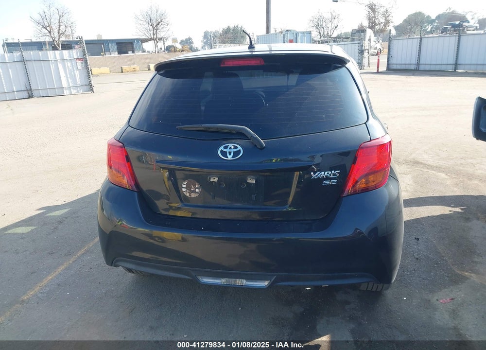 2015 TOYOTA YARIS SE VIN: VNKKTUD34FA015817