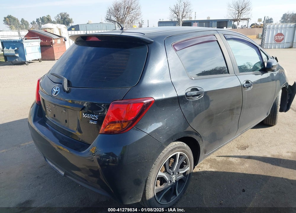 2015 TOYOTA YARIS SE VIN: VNKKTUD34FA015817