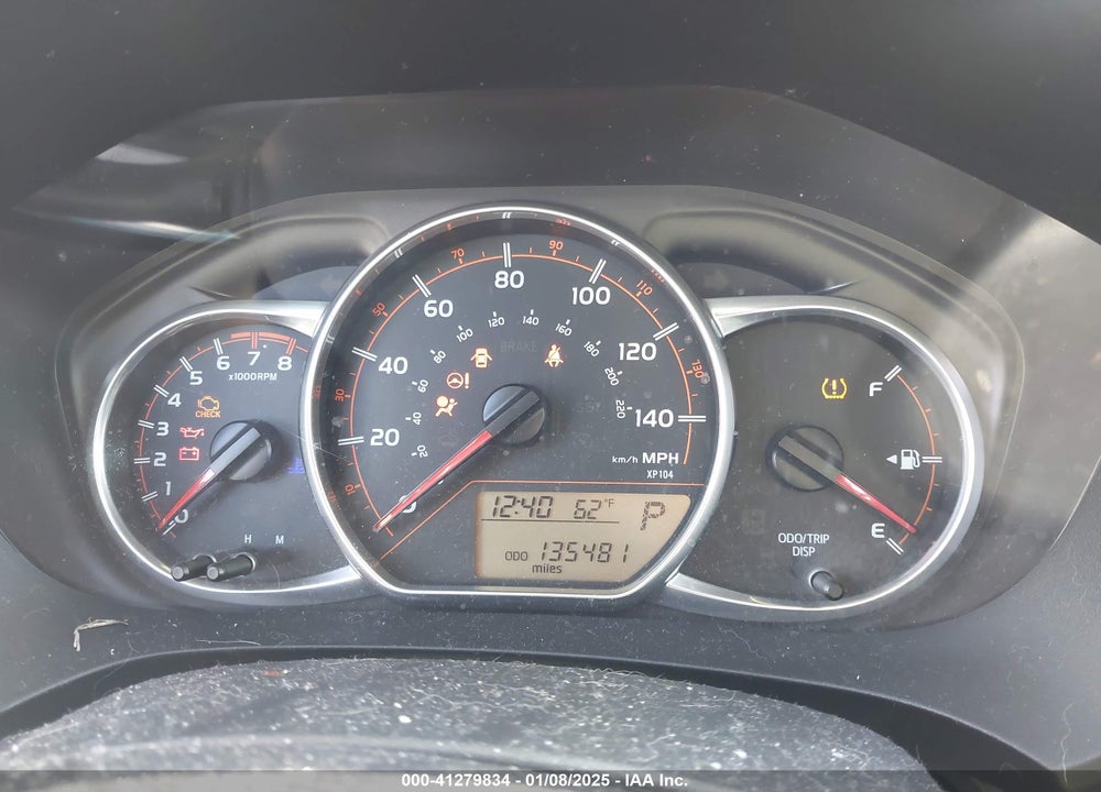 2015 TOYOTA YARIS SE VIN: VNKKTUD34FA015817