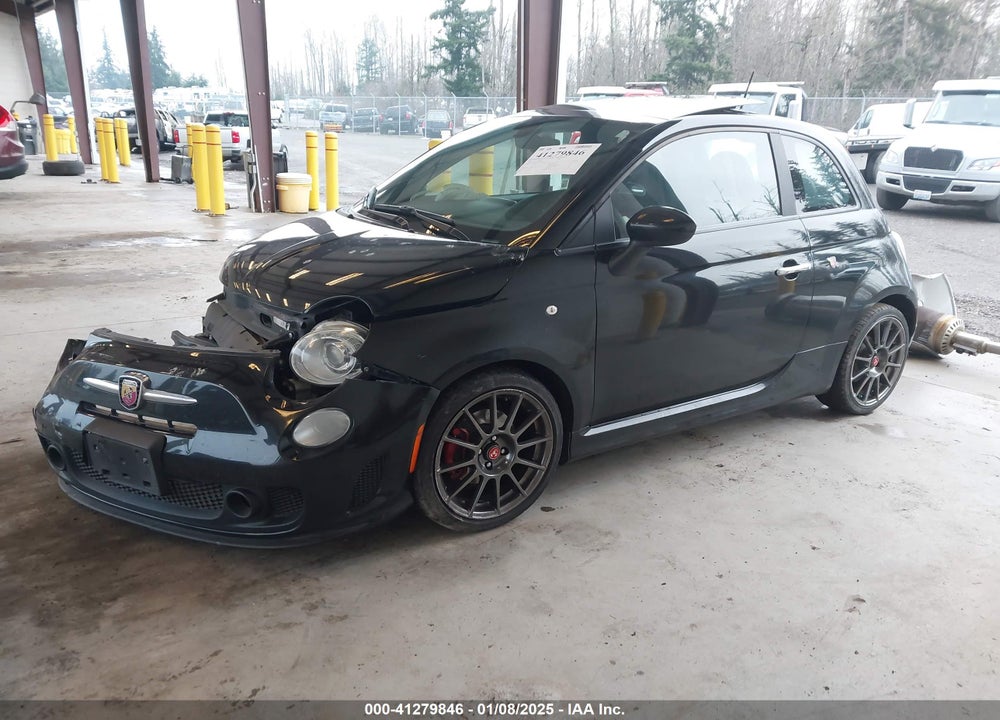 2017 FIAT 500 ABARTH VIN: 3C3CFFFH8HT661855