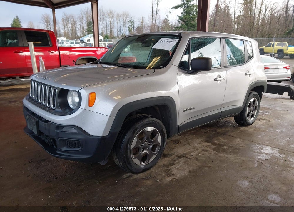 2016 JEEP RENEGADE SPORT VIN: ZACCJBAT3GPC78443