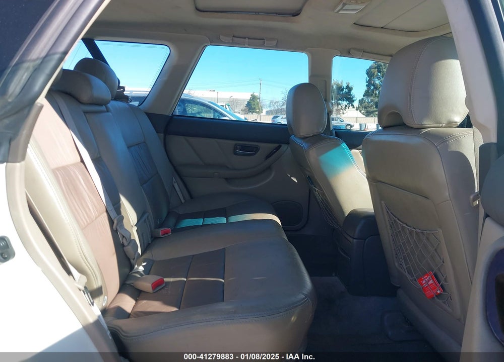 2002 SUBARU OUTBACK H6-3.0 L.L. BEAN EDITION VIN: 4S3BH806827616141