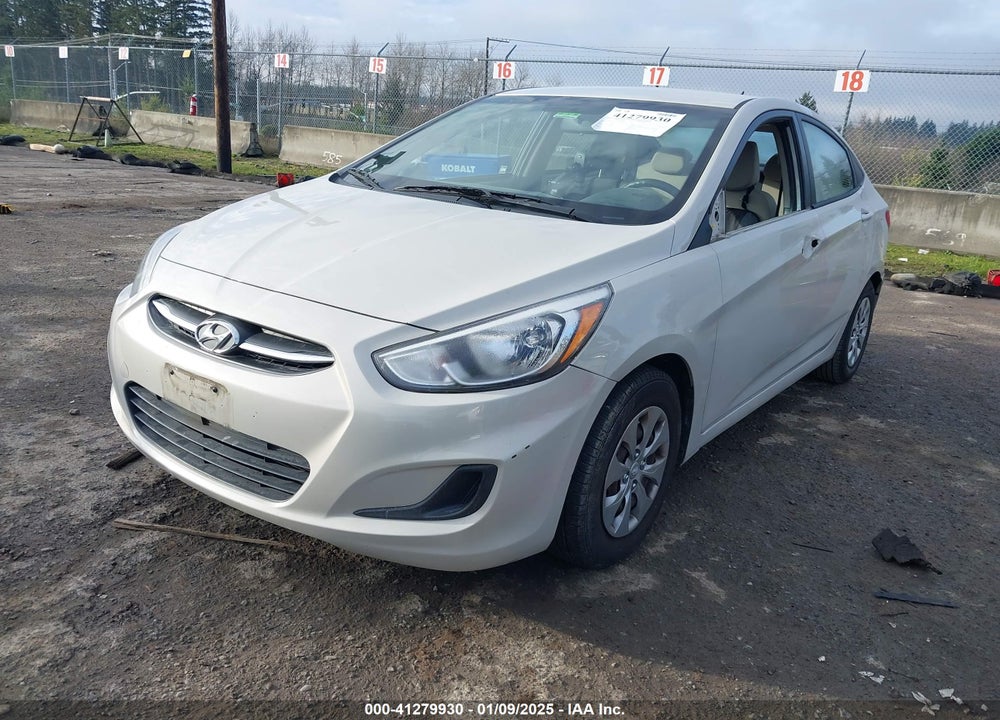 2015 HYUNDAI ACCENT GLS VIN: KMHCT4AE1FU924627