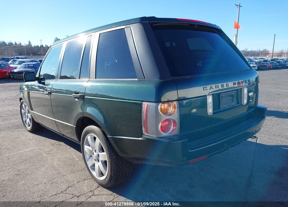 2004 LAND ROVER RANGE ROVER HSE VIN: SALME11474A165112