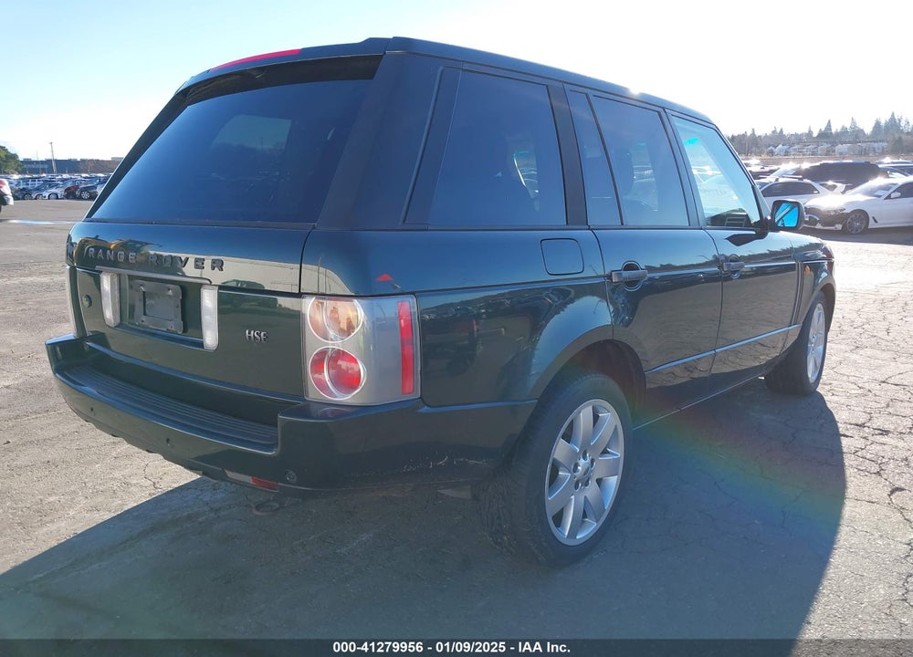 2004 LAND ROVER RANGE ROVER HSE VIN: SALME11474A165112