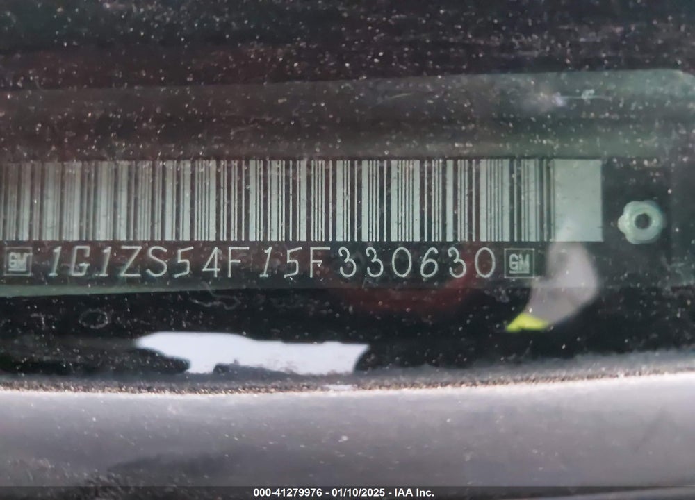 2005 CHEVROLET MALIBU VIN: 1G1ZS54F15F330630