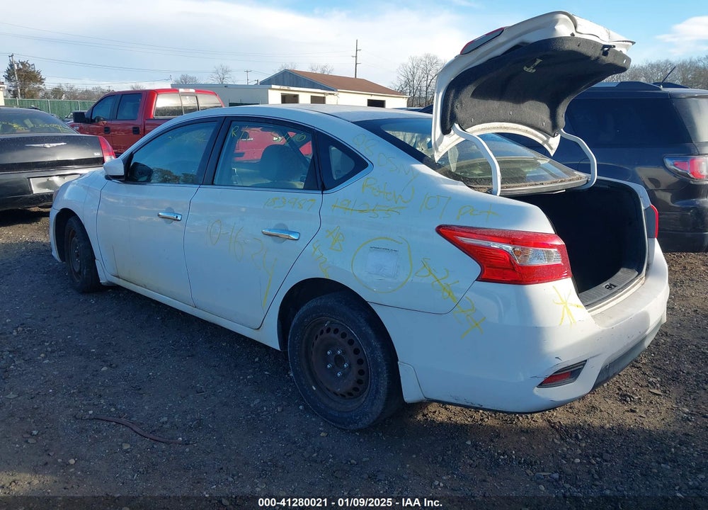 2016 NISSAN SENTRA VIN: 3N1AB7AP8GY261608