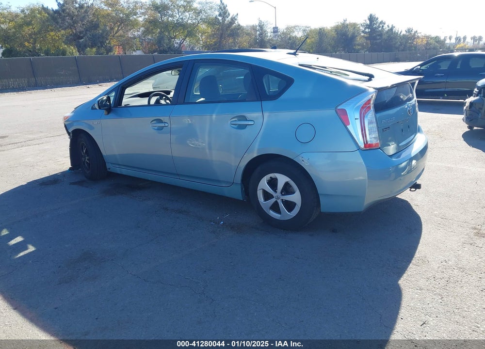 2013 TOYOTA PRIUS THREE VIN: JTDKN3DU4D1734455