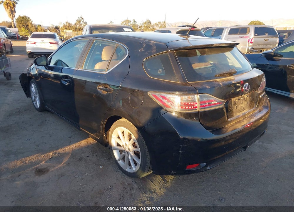 2011 LEXUS CT 200H PREMIUM VIN: JTHKD5BH4B2012221