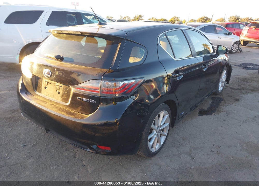 2011 LEXUS CT 200H PREMIUM VIN: JTHKD5BH4B2012221