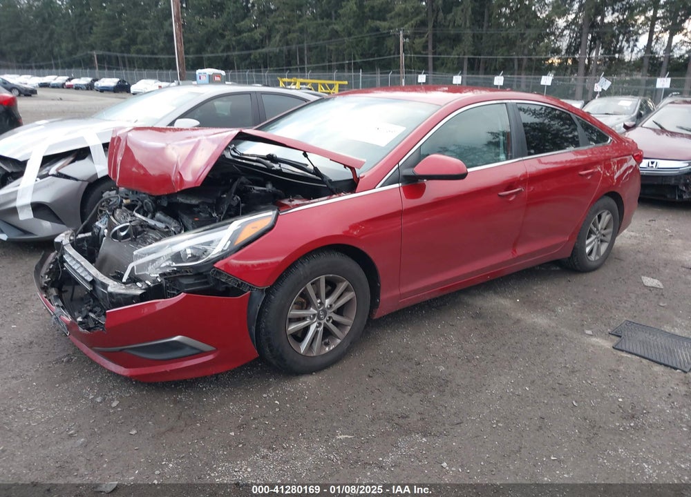 2017 HYUNDAI SONATA VIN: 5NPE24AF1HH456467