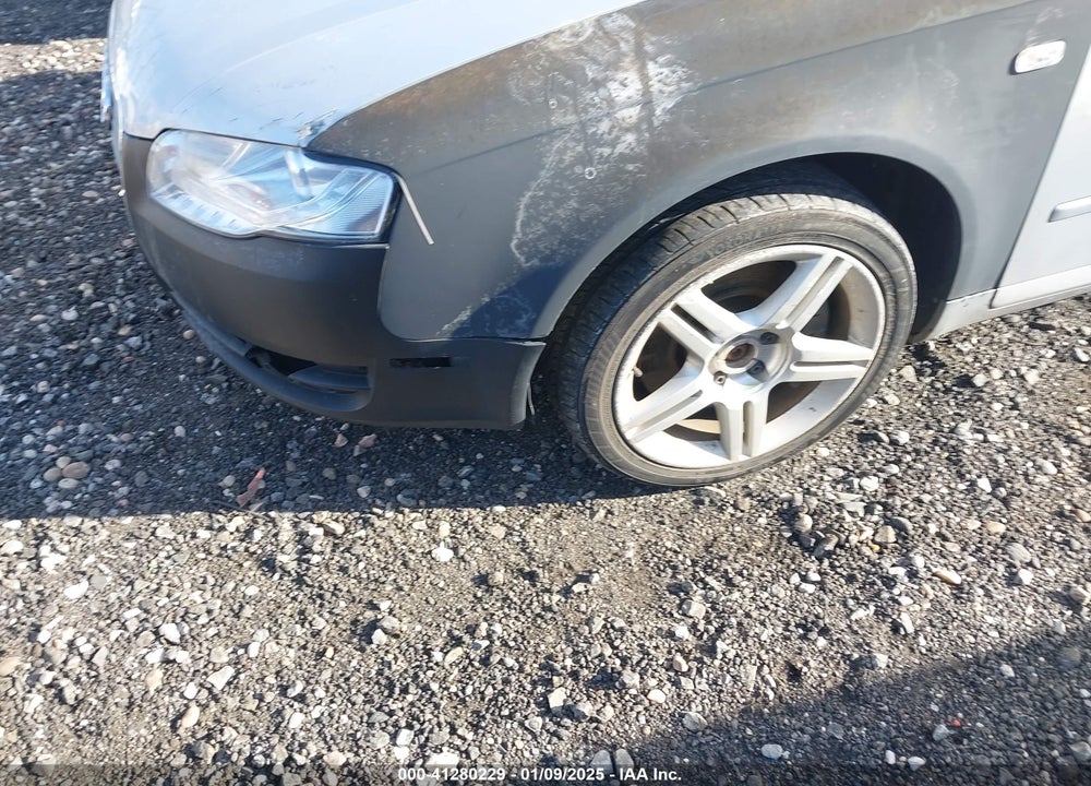 2007 AUDI A4 VIN: WAUDF78E47A152518